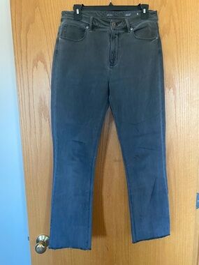 J. Jill High-Rise Straight Jeans in Washed Black